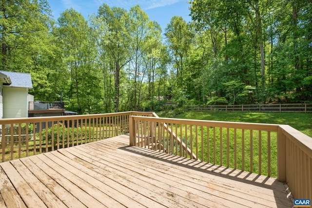 13 Landing Ct, Palmyra, VA 22963 - view of wooden deck