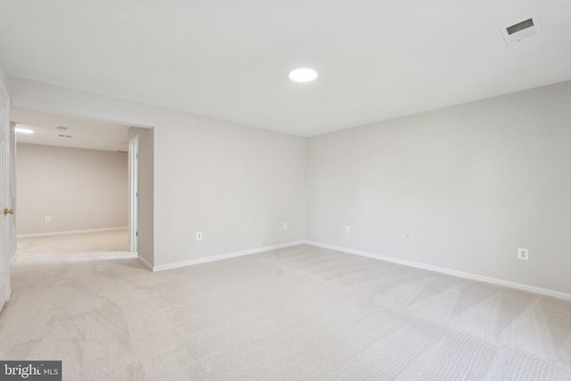 546 Highland Towne Ln, Warrenton, VA 20186 - spare room featuring light carpet and recessed lighting