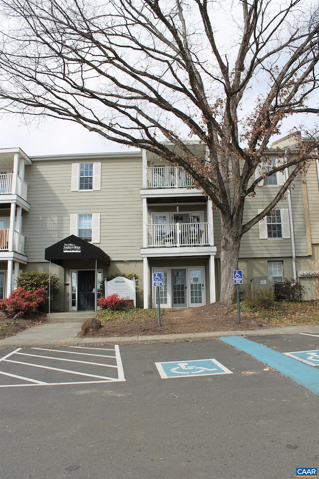 1313 Villa Way Unit F, Charlottesville, VA 22903 - view of property featuring uncovered parking