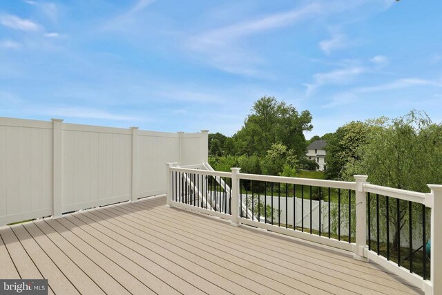 1708 Hudgins Farm Cir, Fredericksburg, VA 22408 - view of wooden terrace
