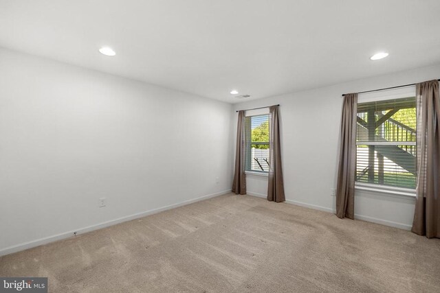 1708 Hudgins Farm Cir, Fredericksburg, VA 22408 - carpeted spare room with recessed lighting and baseboards