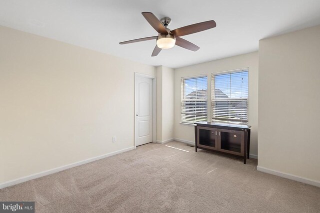1708 Hudgins Farm Cir, Fredericksburg, VA 22408 - empty room featuring ceiling fan and carpet floors