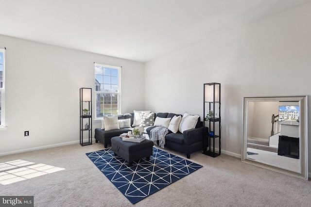 36097 Fawn Ln, Locust Grove, VA 22508 - living room with carpet flooring and baseboards