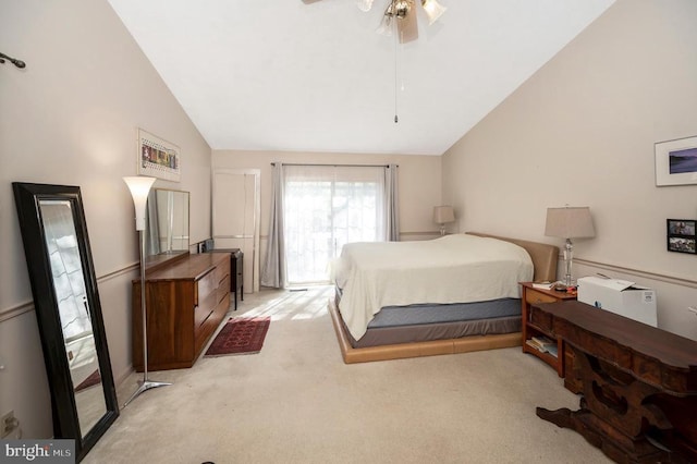 108 Harris Ct, Locust Grove, VA 22508 - carpeted bedroom with vaulted ceiling