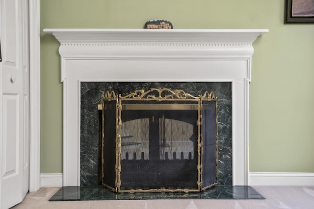 3417 Lake Pointe Dr, Rockingham, VA 22801 - detailed view of a high end fireplace
