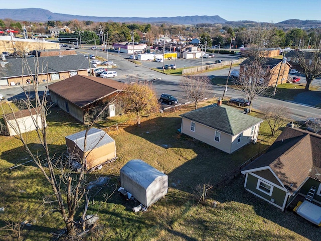 608 Hawkins St, Harrisonburg, VA 22801 - drone / aerial view with a mountain view
