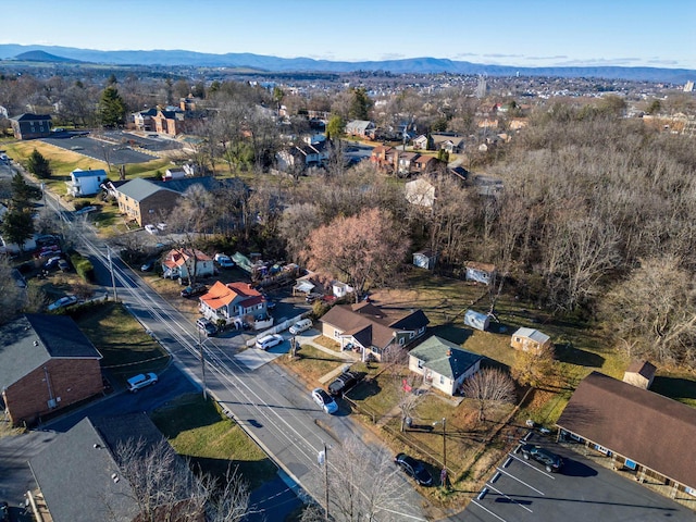608 Hawkins St, Harrisonburg, VA 22801 - bird's eye view with a residential view and a mountain view