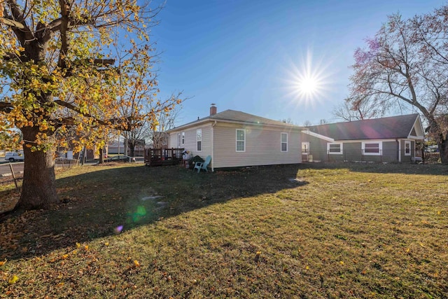 608 Hawkins St, Harrisonburg, VA 22801 - exterior space featuring a wooden deck