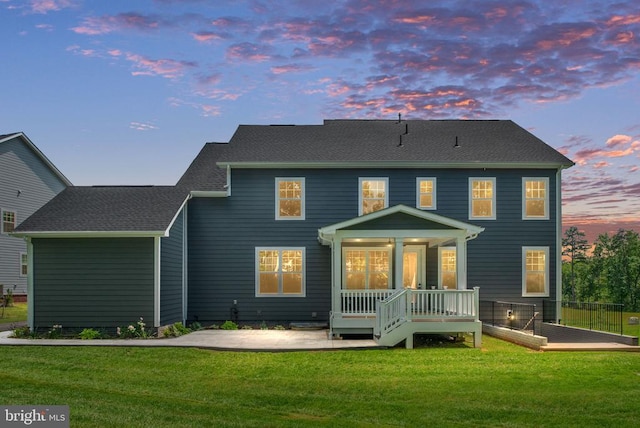 11207 Redlands Trl, Spotsylvania, VA 22551 - back of house featuring a patio area