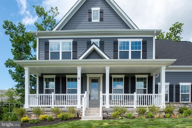 11207 Redlands Trl, Spotsylvania, VA 22551 - view of front of house featuring covered porch