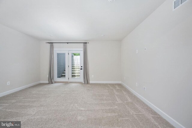 11207 Redlands Trl, Spotsylvania, VA 22551 - spare room featuring light carpet and baseboards