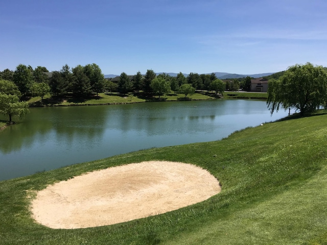 183 Deer Dr, Mcgaheysville, VA 22840 - water view with a mountainous background
