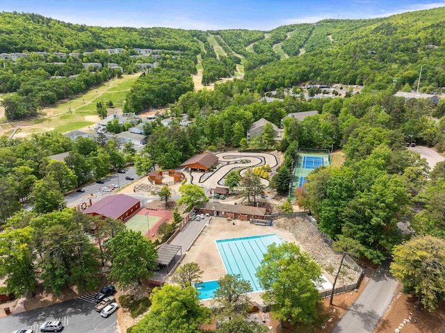183 Deer Dr, Mcgaheysville, VA 22840 - aerial view of a heavily wooded area