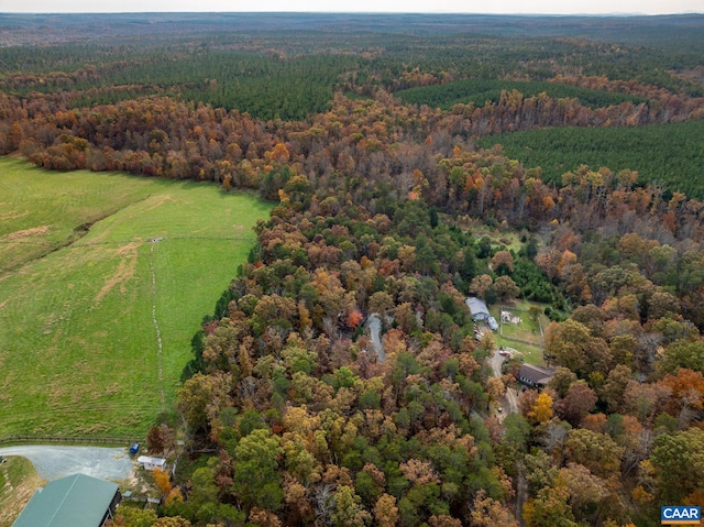 2395 Mountain Brook Dr, Charlottesville, VA 22902 - bird's eye view featuring a rural view and a view of trees