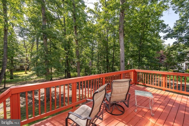 205 Saylers Crk, Locust Grove, VA 22508 - view of wooden deck