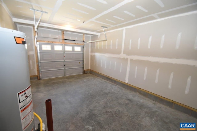 1193 Shenandoah Crossing Dr, Gordonsville, VA 22942 - garage with water heater