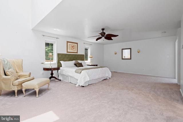 13013 Alum Springs Rd, Culpeper, VA 22701 - carpeted bedroom with ceiling fan and baseboards