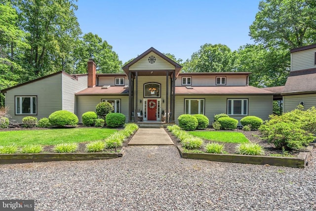 13013 Alum Springs Rd, Culpeper, VA 22701 - view of front of house with a chimney