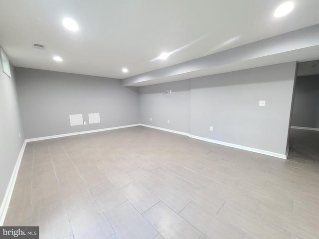 9423 Reservoir Rd, Fredericksburg, VA 22407 - finished basement with recessed lighting and baseboards