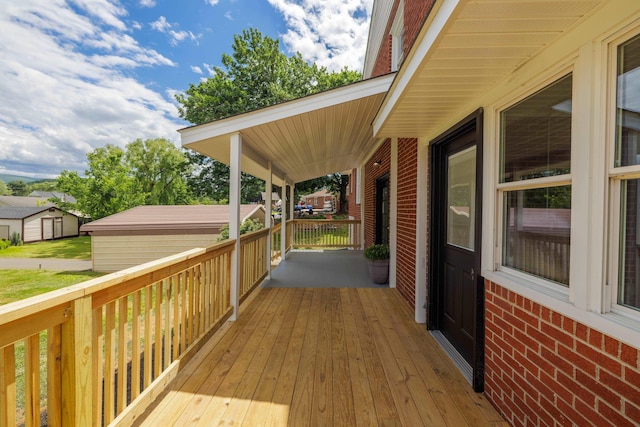 96 Featherstone Dr, Lyndhurst, VA 22952 - view of wooden porch