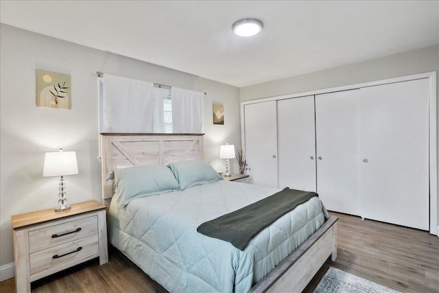 210 Jackson Ave, New Market, VA 22844 - bedroom with wood finished floors and a closet