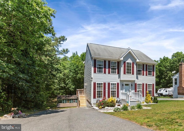 3227 Lancaster Ring Rd, Fredericksburg, VA 22408 - colonial-style house featuring a front yard