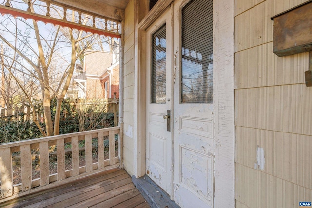 view of property entrance