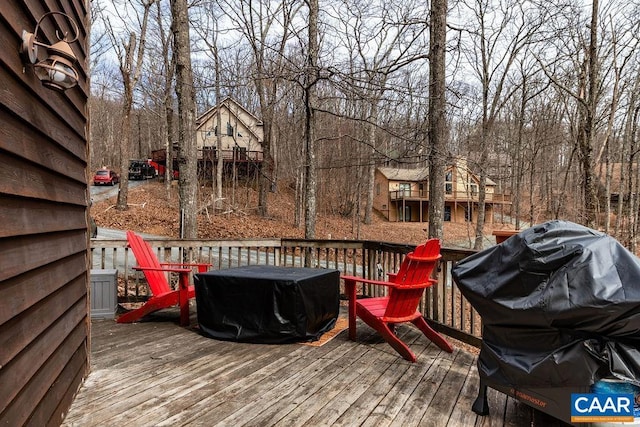 16 Chestnut Ln, Wintergreen Resort, VA 22967 - deck featuring a grill