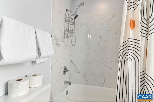 16 Chestnut Ln, Wintergreen Resort, VA 22967 - full bath featuring toilet and shower / bath combination with curtain