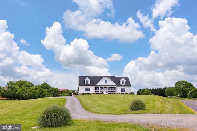 15411 Cedar Hill Dr, Mineral, VA 23117 - cape cod-style house featuring a front lawn and driveway