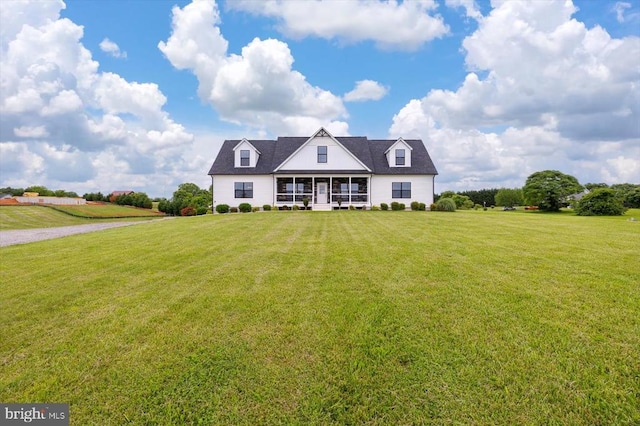 15411 Cedar Hill Dr, Mineral, VA 23117 - view of front of home with a sunroom and a front yard