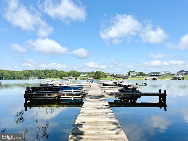 15411 Cedar Hill Dr, Mineral, VA 23117 - dock featuring a water view