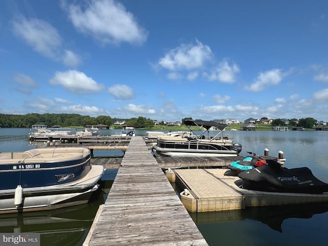 15411 Cedar Hill Dr, Mineral, VA 23117 - dock area with a water view