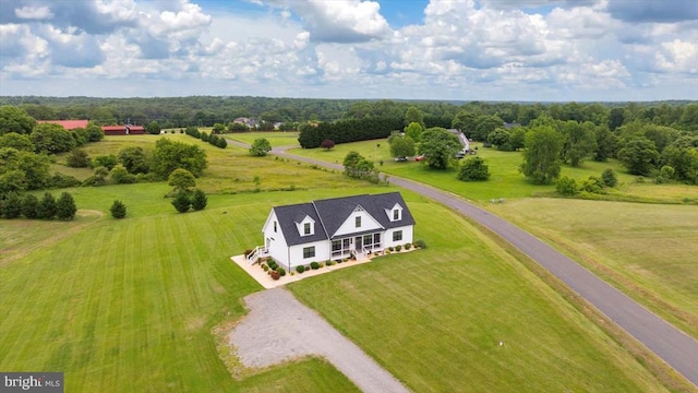 15411 Cedar Hill Dr, Mineral, VA 23117 - aerial view of sparsely populated area featuring a tree filled landscape