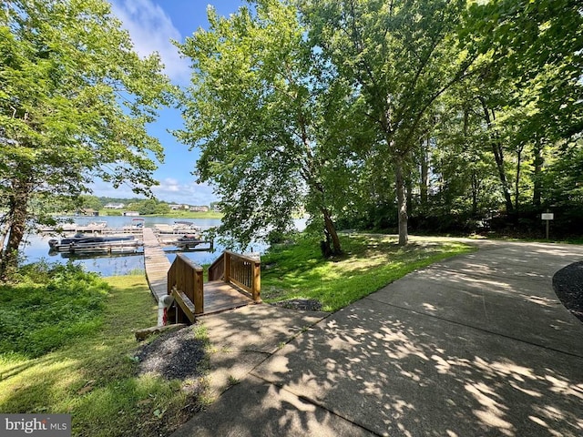 15411 Cedar Hill Dr, Mineral, VA 23117 - dock with a water view