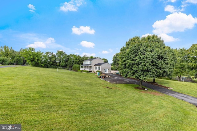 24011 Cedar Ridge Rd, Rapidan, VA 22733 - view of yard with asphalt driveway and an area for sports