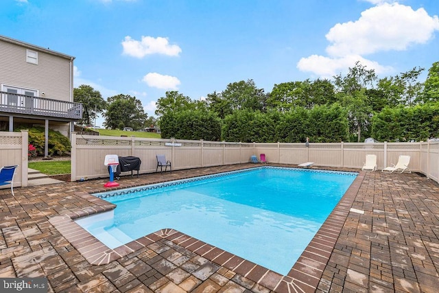 24011 Cedar Ridge Rd, Rapidan, VA 22733 - view of swimming pool featuring a patio area and a fenced backyard