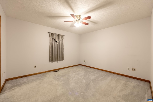 210 Pasture Ln, Stanardsville, VA 22973 - unfurnished room featuring a ceiling fan, light carpet, and baseboards