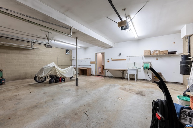 210 Pasture Ln, Stanardsville, VA 22973 - garage featuring a garage door opener