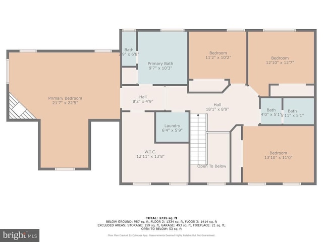 5819 Telluride Ln, Spotsylvania, VA 22553 - property floor plan