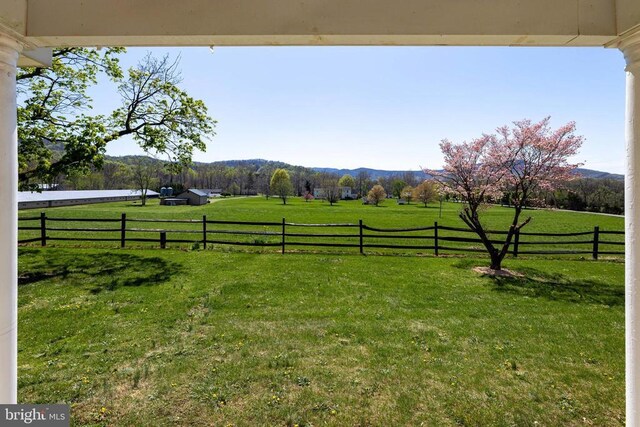 407 Kite Hollow Rd, Stanley, VA 22851 - view of yard featuring a rural view and a mountain view