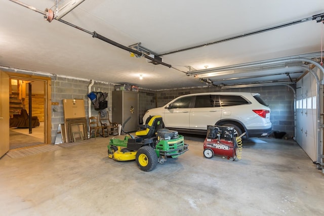 1003 Natural Chimneys Rd, Mount Solon, VA 22843 - garage with concrete block wall