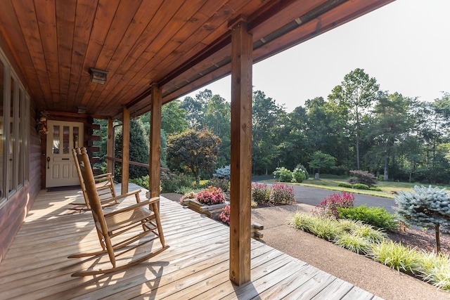 1003 Natural Chimneys Rd, Mount Solon, VA 22843 - view of wooden deck