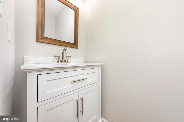 5907 Cambridge Dr, Fredericksburg, VA 22407 - bathroom featuring vanity and baseboards