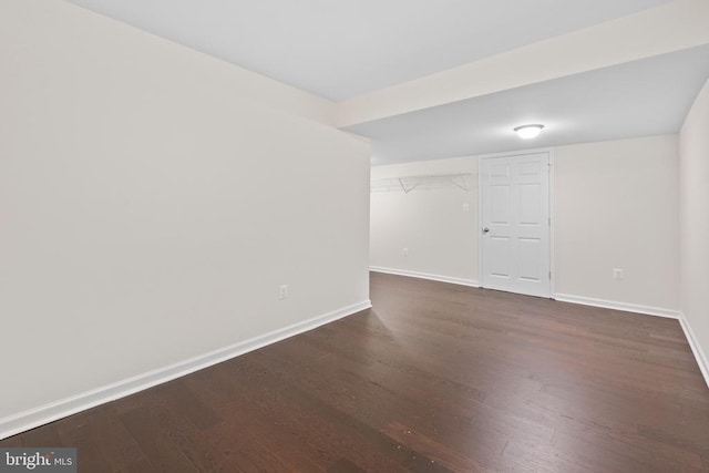 5910 Carnifex Ferry Rd W, Fredericksburg, VA 22407 - spare room with dark wood-style flooring and baseboards