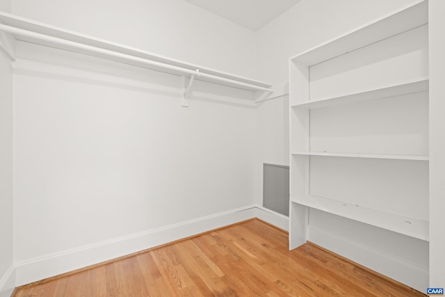 7928 Howardsville Rd, Scottsville, VA 24562 - walk in closet with light wood finished floors