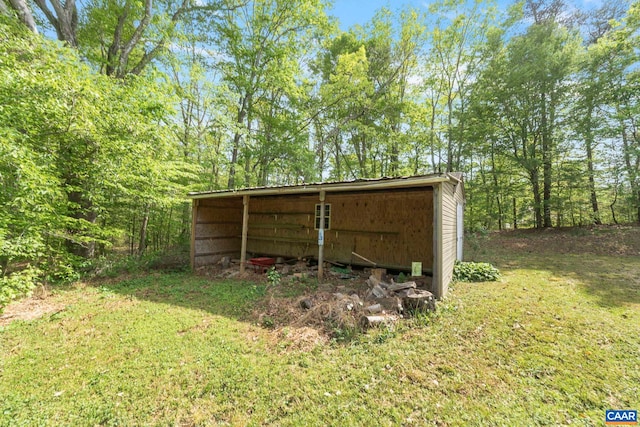 1842 Ed Jones Rd, Scottsville, VA 24590 - view of pole building with a lawn