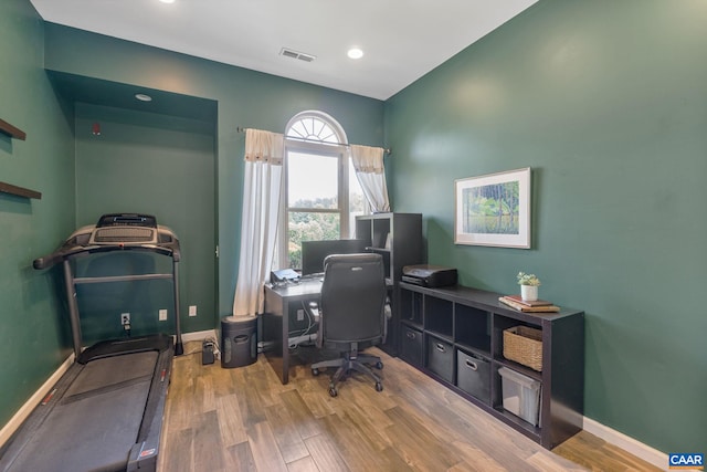 408 Kent Ln, Kents Store, VA 23084 - office space featuring wood finished floors and recessed lighting