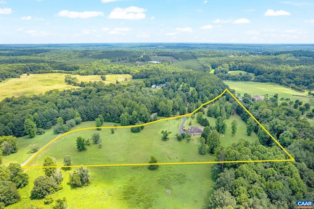 408 Kent Ln, Kents Store, VA 23084 - aerial view of property's location with property boundaries highlighted
