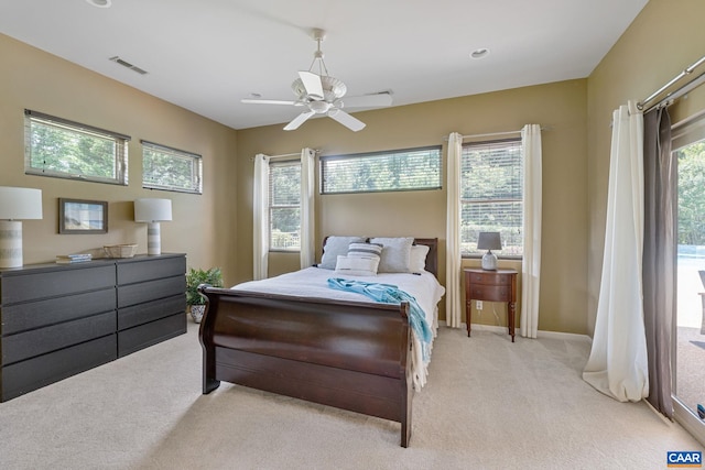 408 Kent Ln, Kents Store, VA 23084 - carpeted bedroom with ceiling fan and baseboards